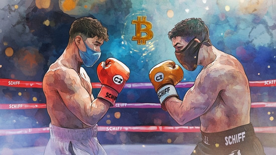 Питер Шифф вызвал CZ на дебаты о BTC и токенизированном золоте